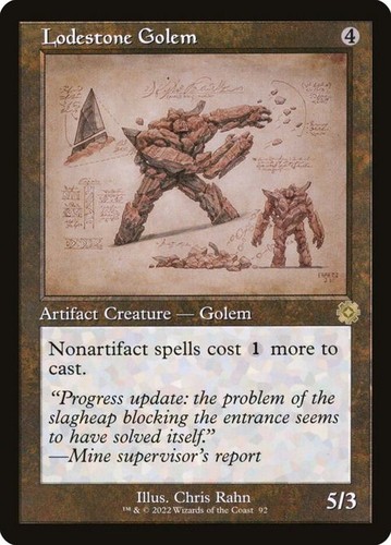Lodestone golem - lodestone, (92)