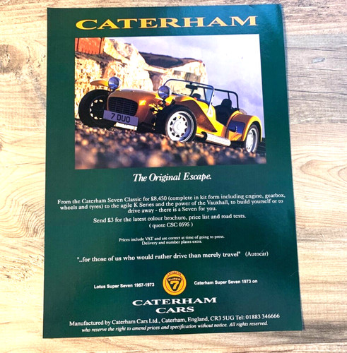 Caterham super seven 1990s - caterham,