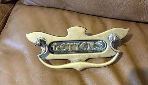Reclaimed antique brass door - reclaimed,