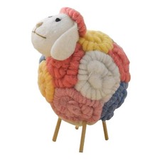 Miniature Felt Sheep Figurine