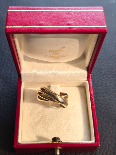 Genuine cartier trinity 18k - genuine,
