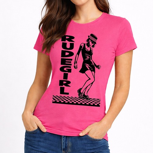 Rude girl shirt ska tone - rude,