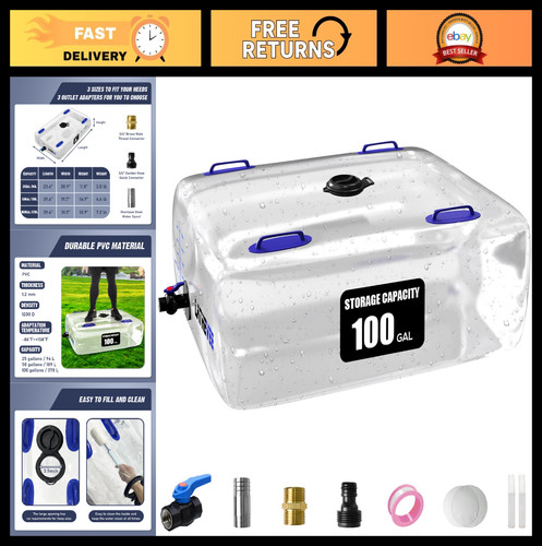 Collapsible water storage - water,