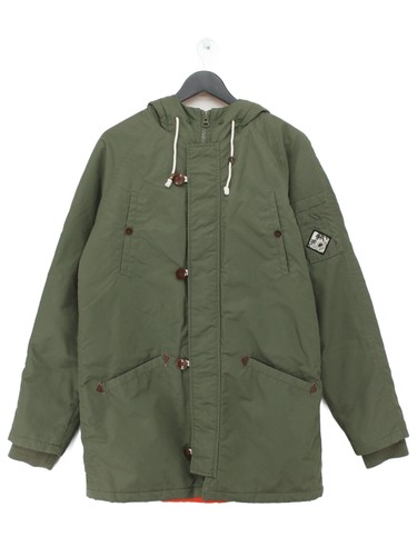 Vans parka jacket green - vans,
