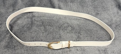 Primark white croc effect belt - croc,