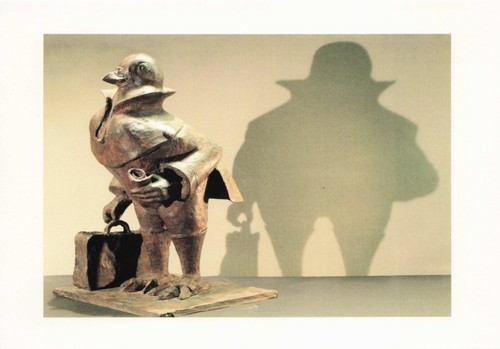 The carrier pigeon sculpture - the,