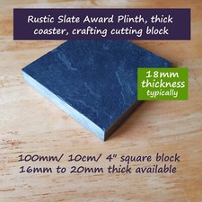 Slate Block Crafters Carving Slate Thick Slate Coasters Slate Award Plinth