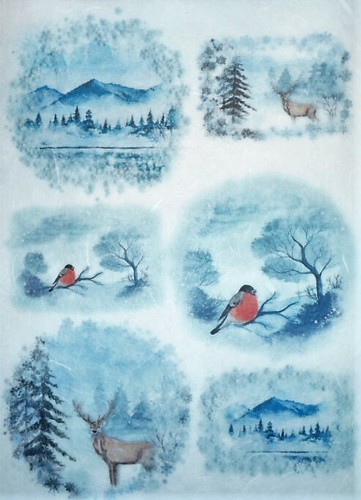 Rice paper for decoupage - for,