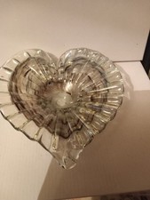 A Glass Dish Love Heart