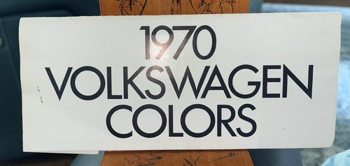 1970 volkswagen colors - 1970, vw