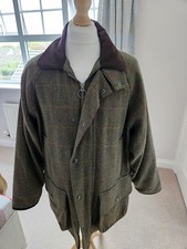 Lavenir Mens Green Tweed Shooting Jacket Large Roomy Fit