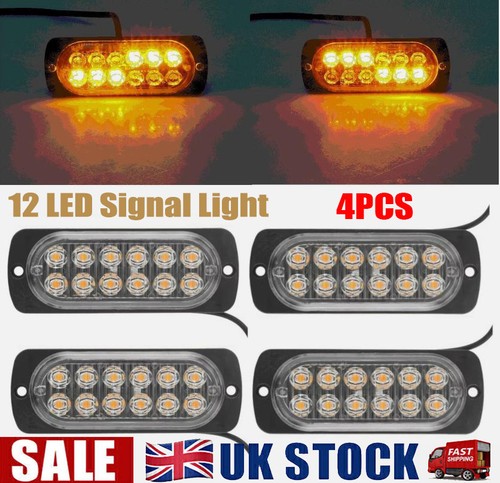 4pack 12led amber recovery - 4pack,