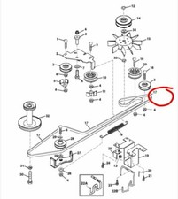  fits John Deere Transmission Traction Drive Belt LTR155 LTR166 LTR180          
