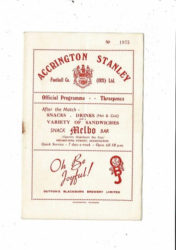 1953 accrington stanley v - 1953/54,