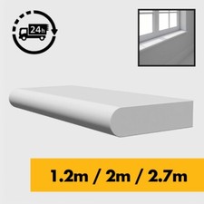MDF WINDOW BOARD 2M / WINDOW CILL/SILL - BULLNOSE MDF PRE-PRIMED WINDOW BOARD