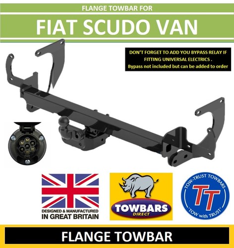 Flange towbar for fiat scudo - fiat,