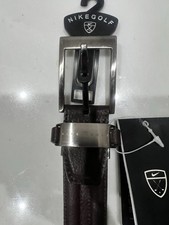 Nike Golf Brown Leather Belt