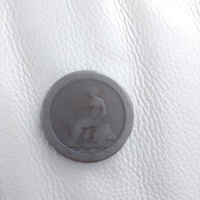 1797 Cartwheel Penny – King George III – Historic Copper Coin w/ Original Patina