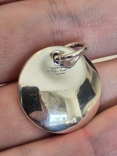 Elsa Peretti Tiffany & Co Disc Sterling Silver Pendant / Charm