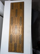 Vintage Wood Cribbage Board