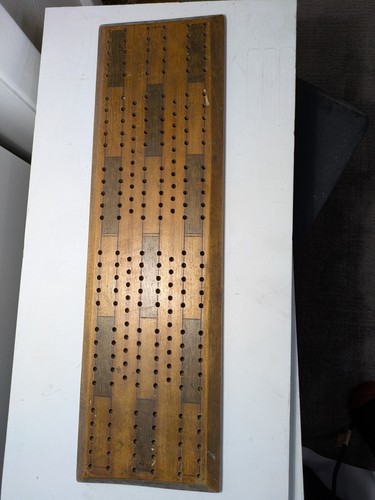 Vintage wood cribbage - vintage,
