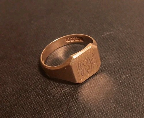 Large antique 18ct solid gold - large,