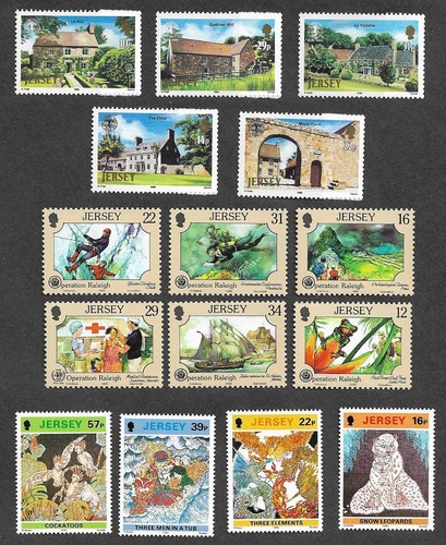 Jersey thematic sets mnh - jersey, 3