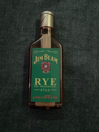 Mini jim beam whisky bottle - beam,