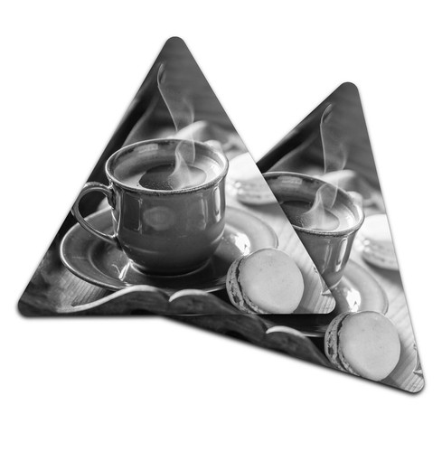 Triangle coaster bw - triangle,