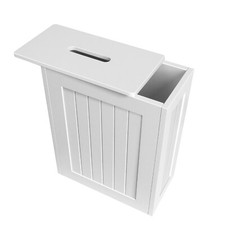 White Shaker Slimline Wooden