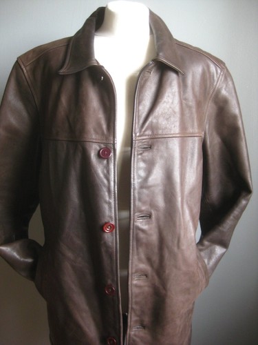 Ben sherman leather jacket - leather,