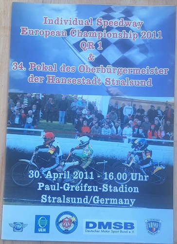 Speedway programme ticket - programme,