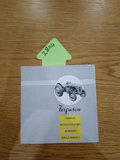 Ferguson Tractor Operator Instruction Workshop Service Manual Leaflet