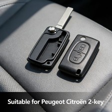 2 BUTTON CAR KEY SHELL FOB