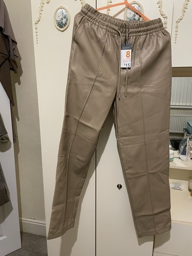 New faux leather loose smart - new,