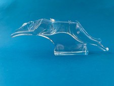 J G Durand Levrier French Lead Crystal Greyhound