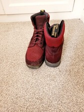 Dr Martens Docs UK 9.5 mens knit boots oxblood red knit Doc martin Autumn Winter