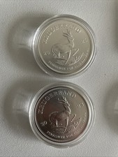 2 x  1 oz Silver Krugerrand