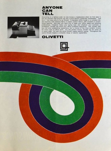 1966 olivetti typewriter - 1966,