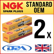 2x NGK CR7EKB (4455) Standard Spark Plugs For APRILIA SL 750 Shiver 07-->16