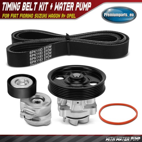 Timing belt kit water - belt, pump