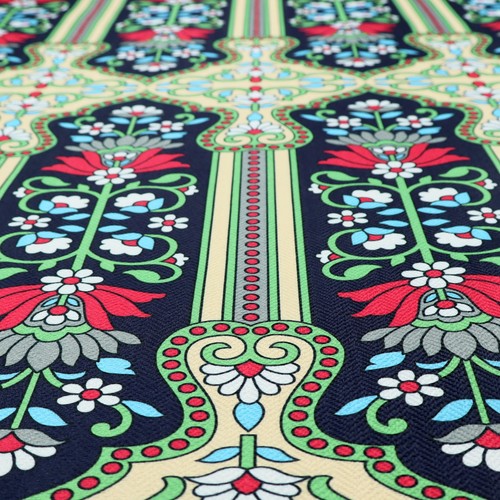 Indian floral upholstery - indian,