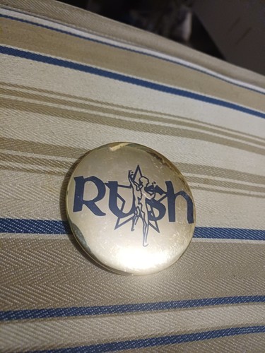 Vintage rush band pin badge - vintage,