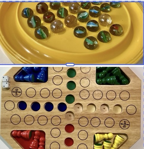 Vintage marbles solitaire - vintage, &