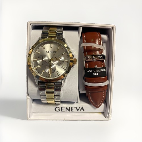 Geneva men 42mm two - geneva, two-tone