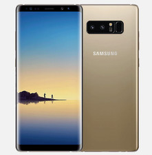 Samsung Galaxy Note 8, 64GB, Unlocked, Gold, Very Good