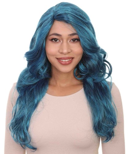 Glamorous long blue - blue, style