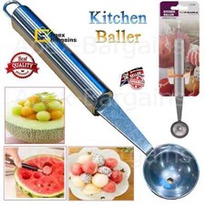Large Stainless Steel Kitchen Melon Baller Fruit Scoop Ice Cream Ball Dessert
