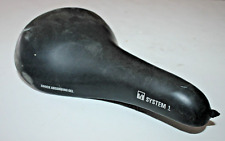 Vintage Trek System 1 Bike Saddle 255/170mm Black MTB Comfort Hybrid USA Shipper