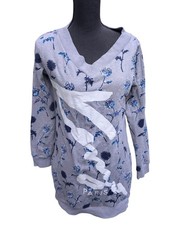 Funky Grey Floral Print